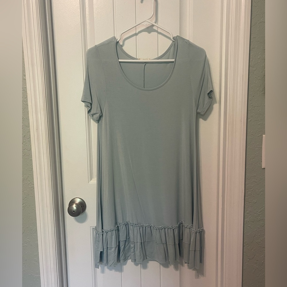 Blue/Green Dress